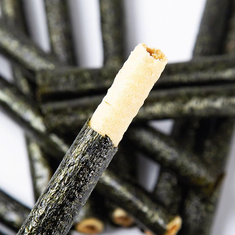 嗑草肉松+虾松+鳕鱼松海苔卷(90g*3罐装组合) 宝宝零食 儿童海产