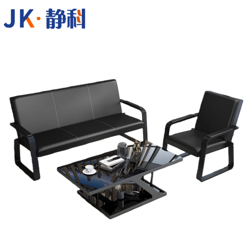 静科办公沙发 68cm+175m+茶几