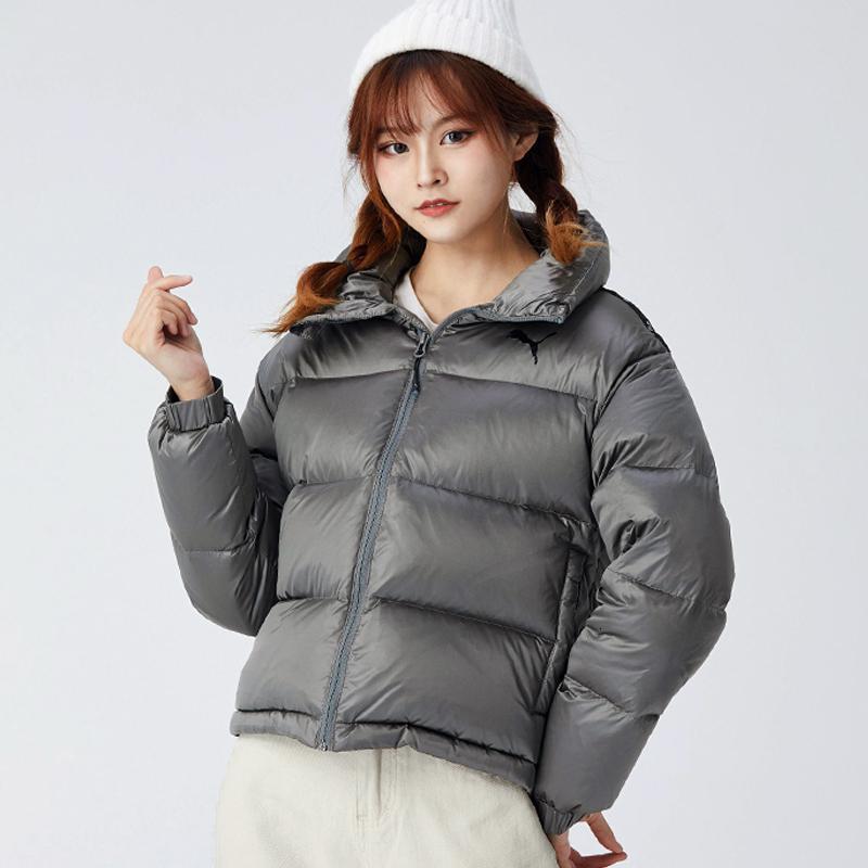 Puma彪马女子2020冬新款运动服休闲高领串标保暖羽绒服外套585112