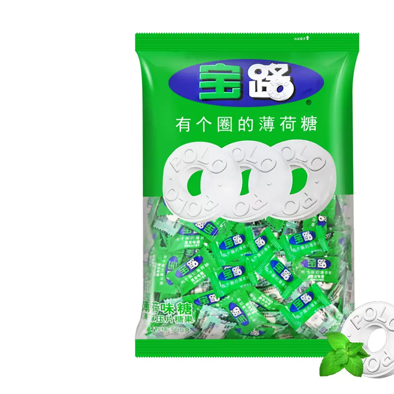 宝路薄荷糖500g
