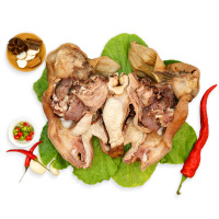 杞乐康 宁夏滩羊肉 生鲜 全熟去骨羊头2000g/箱 羊杂羊头肉4斤 清真