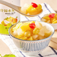 汇尔康糖水新鲜什锦罐头 整箱水果罐头 速食零食 425gX6罐