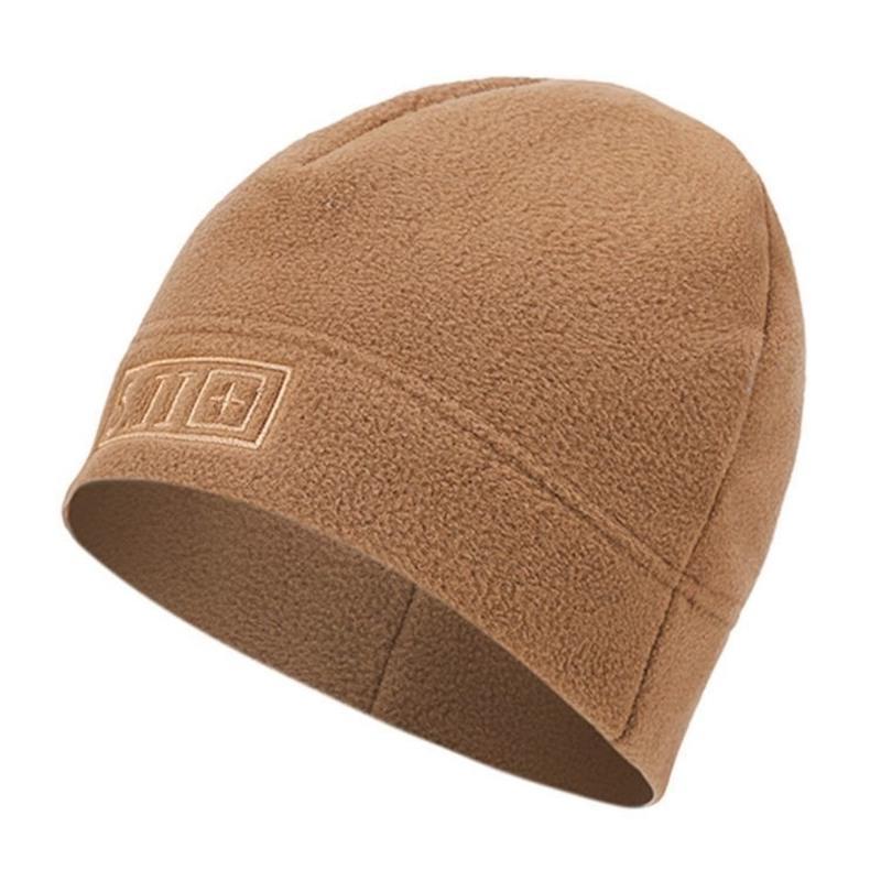 黑色抓绒保暖帽冬季男户外防寒抓绒帽5ii军迷加厚战术抓绒帽头套围脖