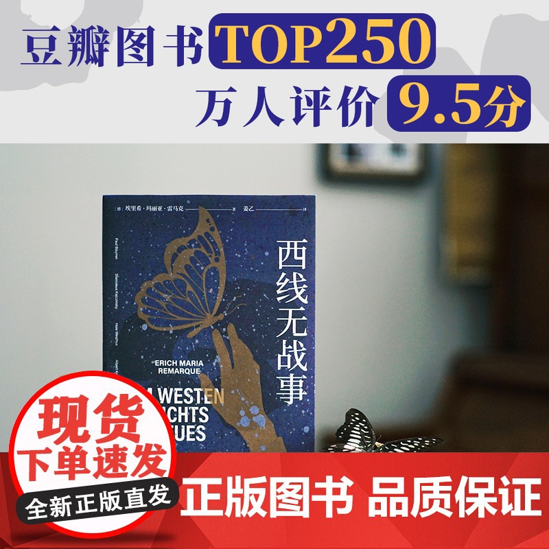 [罗翔]西线无战事 雷马克著 姜乙经典译本 奥斯卡获奖影片原著 德国印象版本 外国小说经典名著书籍正版高清大图