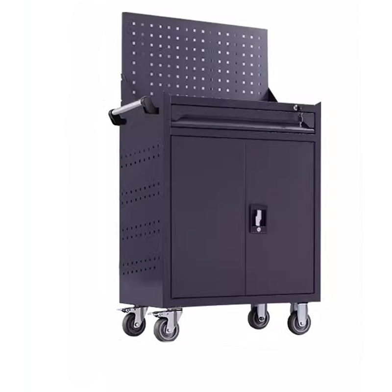 迅迈 石墨灰 一抽工具车+挂板 汽修五金零件工具车小推车 40*67*128cm 单位 ;台