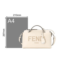 预订 FENDI 芬迪 BY THE WAY 波士顿手柄包 单肩包 手提包 斜挎包中号 LOGO标识光面皮8BL146