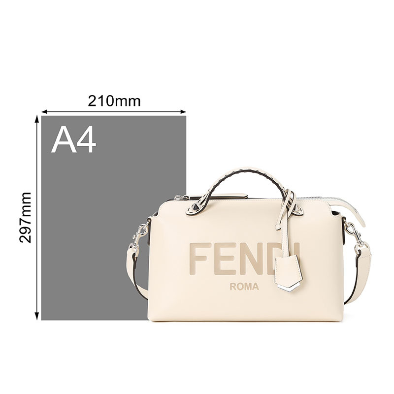 预订 FENDI 芬迪 BY THE WAY 波士顿手柄包 单肩包 手提包 斜挎包中号 LOGO标识光面皮8BL146