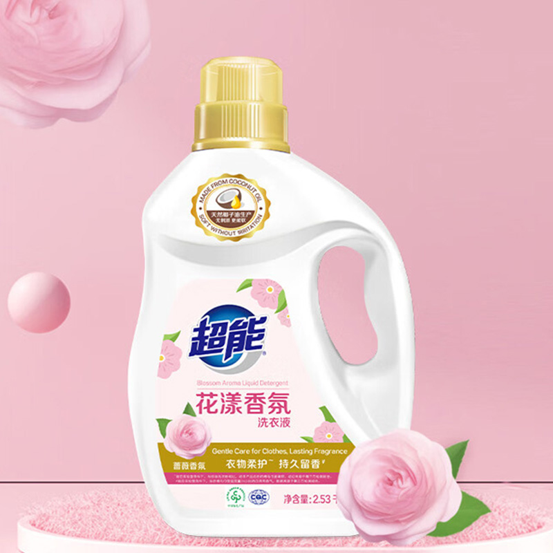 超能洗衣液花漾香氛柔护持久留香2.53kg1110232002高清大图