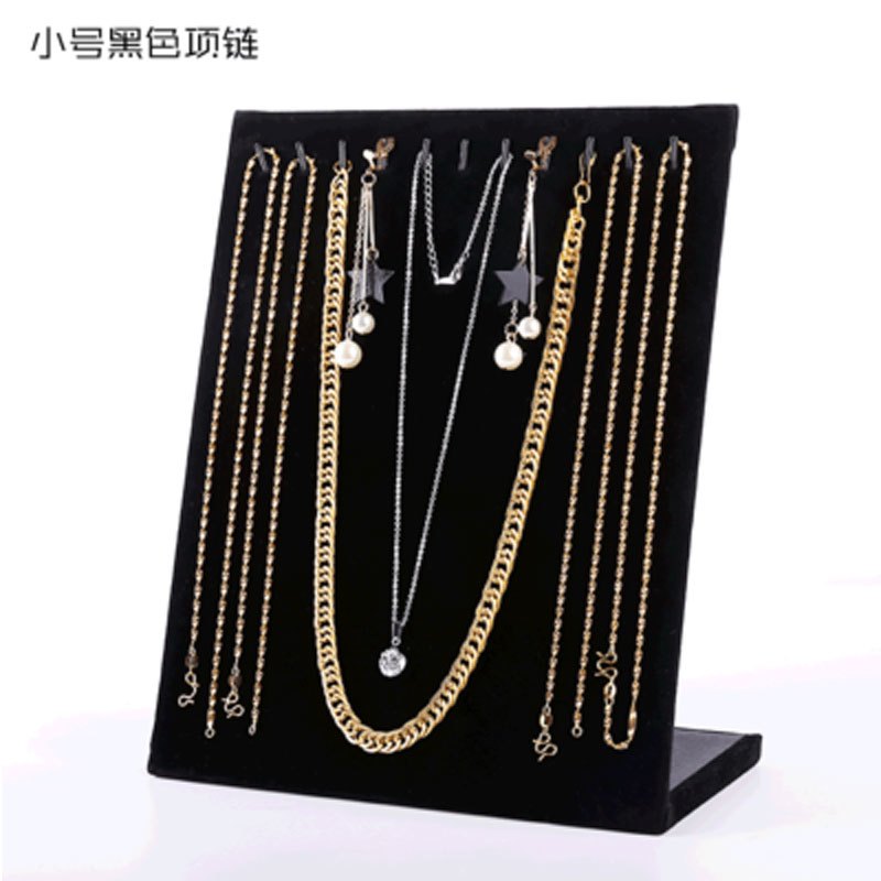 家用创意立式牌耳钉耳环架针式耳环展示板珠宝饰品展示道具绒布首饰架收纳层架收纳用品简约