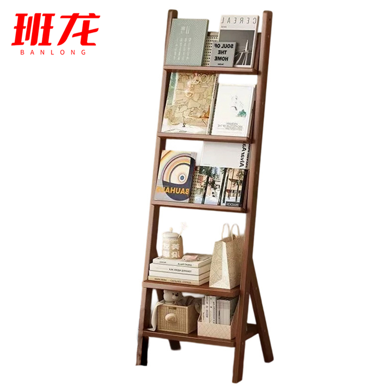 班龙书架置物架塑藤小号个高清大图