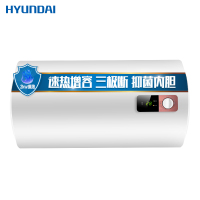 韩国现代(HYUNDAI)50升2000W电热水器50A17 双管速热储水式电热水器 多重防电设计