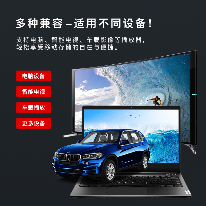 联想(Lenovo)512G USB3.2 高速固态U盘SX5 读500MB/s 写430MB/s 学习办公商务优盘 银