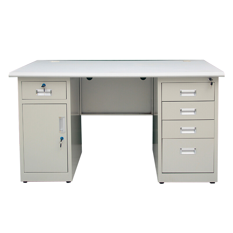 欣安顺 钢制办公桌1200*600*750mm/张高清大图