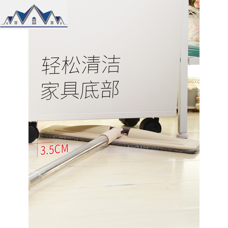 平板拖把家用擦地墩布大号排拖托把木地板瓷砖地尘推地拖拖布 三维工匠高清大图