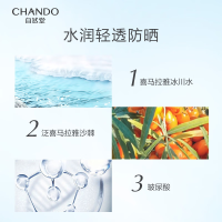 自然堂轻透水润防晒乳 轻薄透气防晒霜 高倍防晒持久抵御紫外线抗光老 SPF50+PA+++防晒 40ml*2