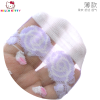HelloKitty女童袜子夏薄款网眼袜水晶袜女童小女孩学生袜子宝宝公主短袜薄