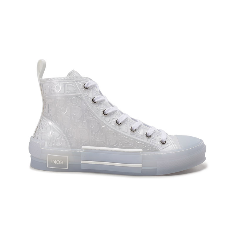 迪奥dior男士织物橡胶b23高帮系带休闲运动鞋板鞋3sh129zoo