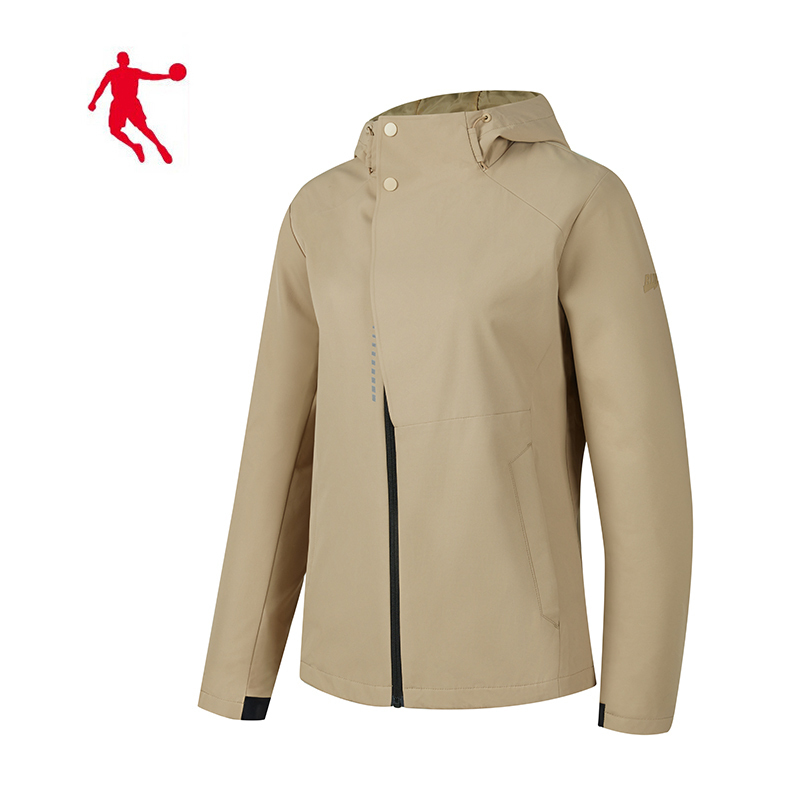 乔丹 夹克风衣 梭织风衣 女上衣 KFD42221310 女款 件(麦棕色 2XL)