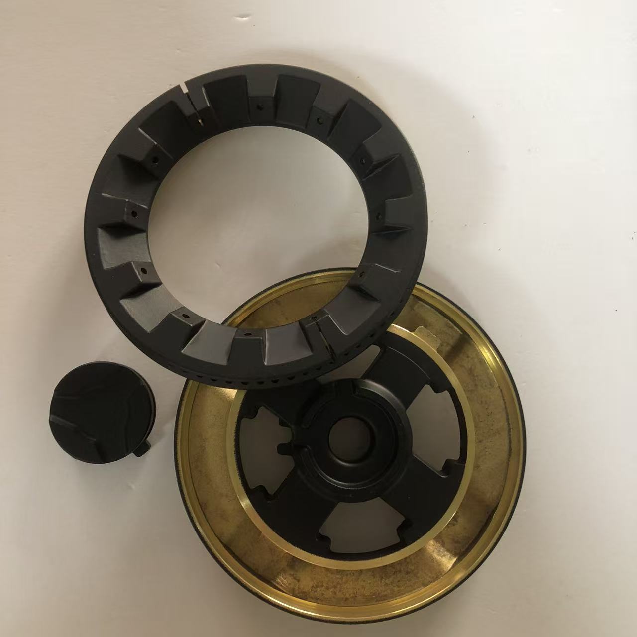 帮客材配 法迪欧燃气灶配件2G08 2B08 2G11 2B11 燃烧器全套（炉芯+火盖+分火器）收前验货