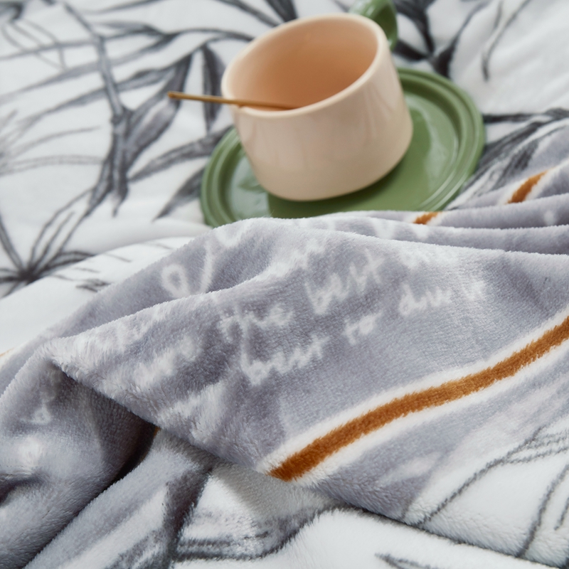 约克罗兰四季毛毯冬季双人加厚保暖200*230cm学生宿舍保暖毛毯子雪貂绒毯高清大图