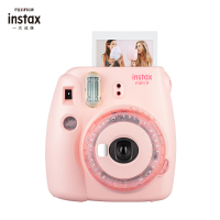 富士(FUJIFILM)INSTAX 立拍立得一次成像 胶片相机 mini9 (mini8升级款) 蜜桃粉 果冻相机