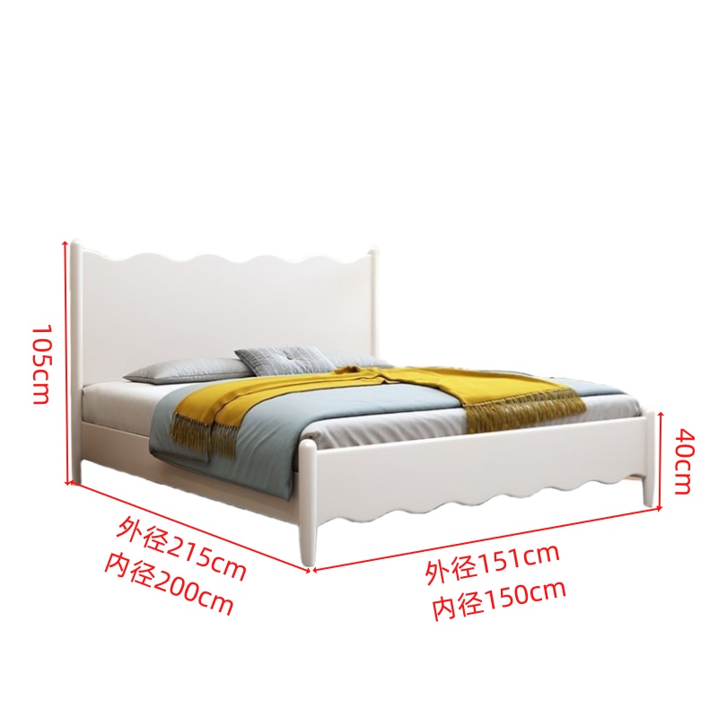 抚樽 实 木床高清大图