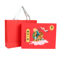 苏宁极物 福鼎白茶老白茶福鼎紧压白国潮茶虎年版2019年寿眉礼盒装300g