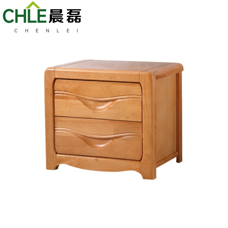 晨磊 床头柜 榉木色 个