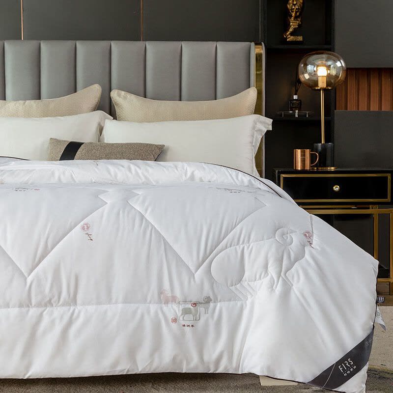 [内蒙地区可发]杉杉(FIRS)QFS-24202臻品澳洲羊毛被200cm*230cm图片