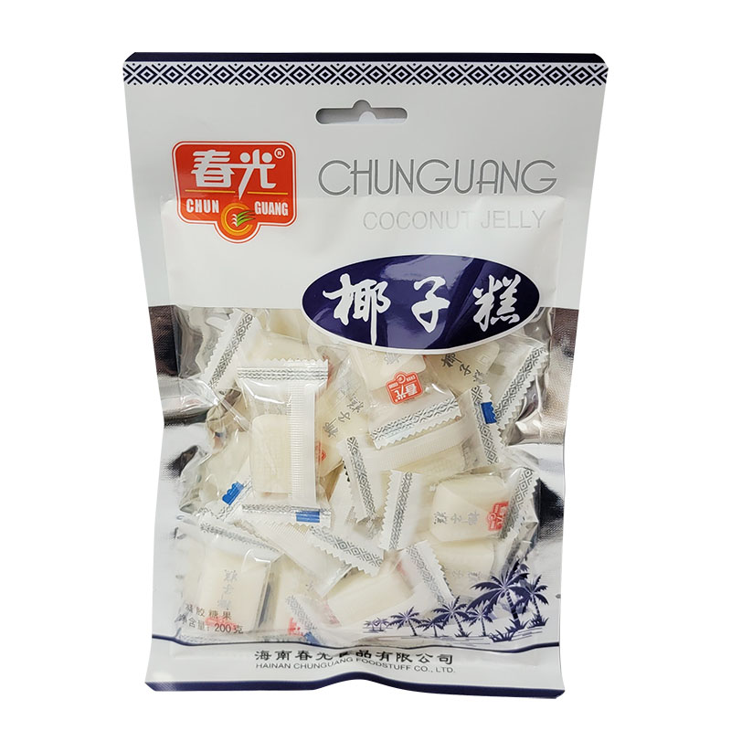 春光蛋糕春光椰糯糕春光椰子糕200g袋装椰子糕软糕传统糕点糖果零食高清大图
