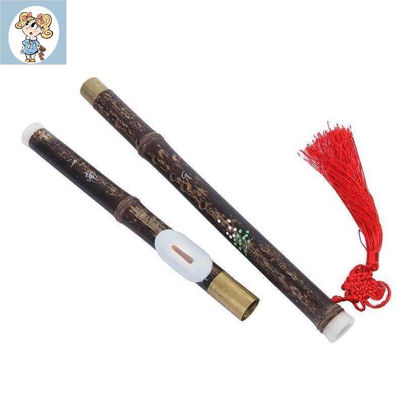 紫竹两节横吹g调 天然紫竹巴乌 两节横吹巴乌 可拆双节巴乌 民族乐器