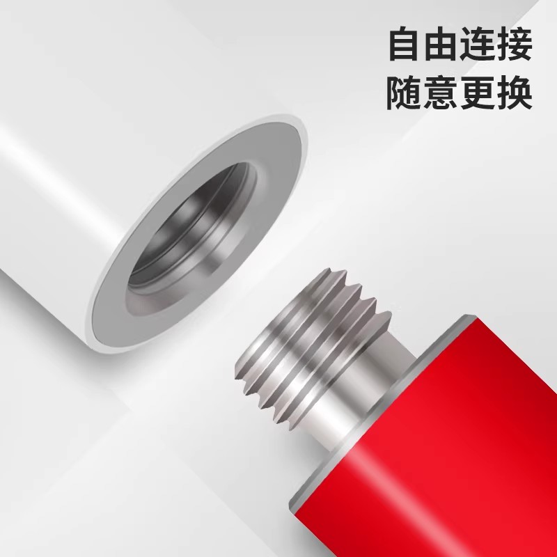 晨以橙 铝合金测量杆 长2米花杆 个高清大图