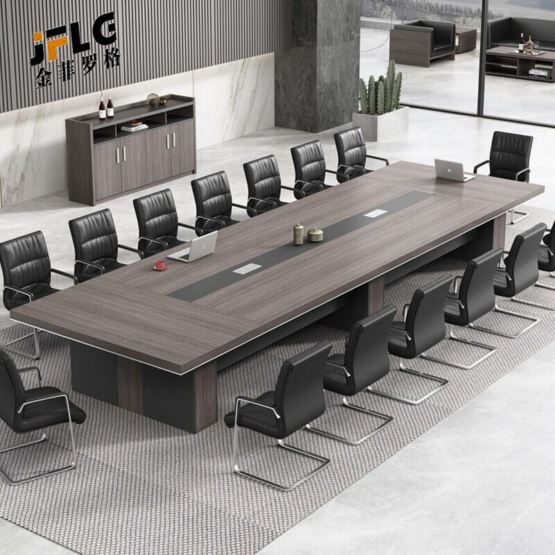 苏宁 金菲罗格 简约现代会议桌接待洽谈桌 2400*1200*750高清大图