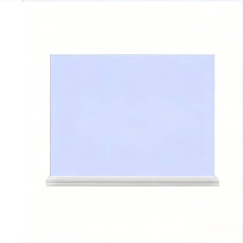 鼎鑫实业 DXSY-067 320mm*260mm展示铭牌 (计价单位:个) 白色