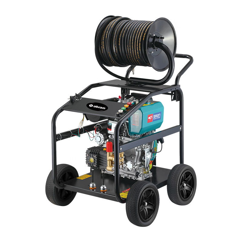 亚伯兰(abram)YH15-40D柴油款管道疏通机商用高压清洗机大功率高压水枪养殖场物业150bar 40L
