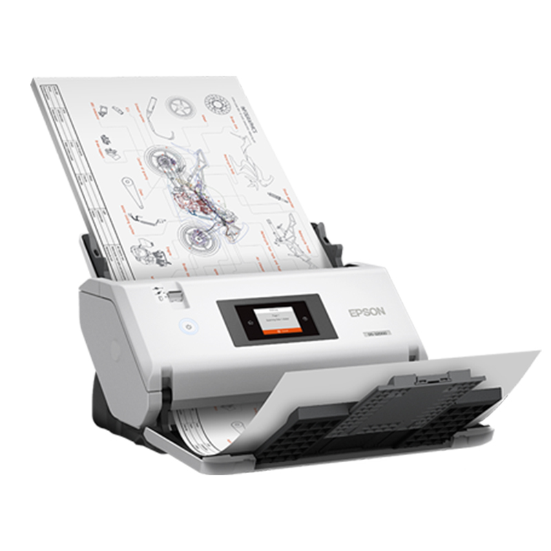 爱普生(EPSON) DS-32000 A3大幅面馈纸式彩色文档高速扫描仪 90ppm 教育阅卷/档案/财务票据/资料