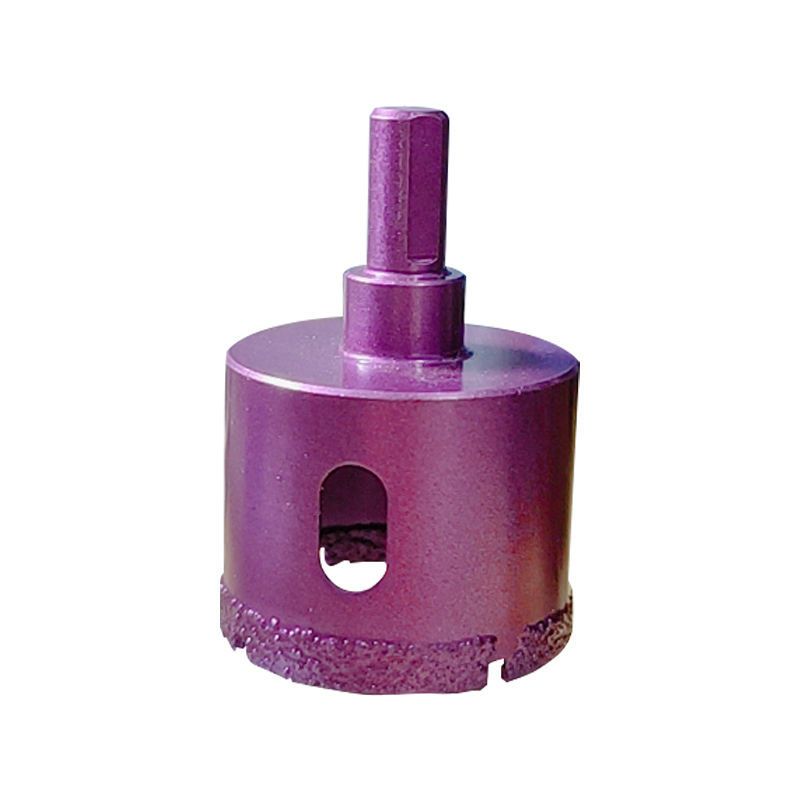 升级款干钻25mm1个钎焊干钻钻头全瓷玻化瓷砖打孔干打孔钻头金刚砂