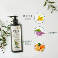 效期至21年12月1日 Akin爱茵依兰洗发水500ml植物无硅柔亮顺泽保护发色澳洲进口正品所有人群所有发质适合