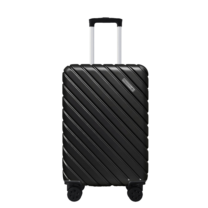 大洋洲·袋鼠 20英寸经典斜纹拉杆箱 DS-C320 黑色高清大图