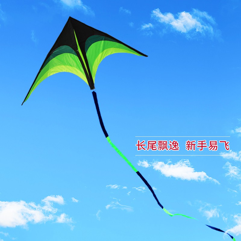潍坊大原风筝大型长尾巴特大超大巨型微风易飞大人专用成人创意 三维工匠 2米草原+10m尾20自动锁轮500米线高清大图