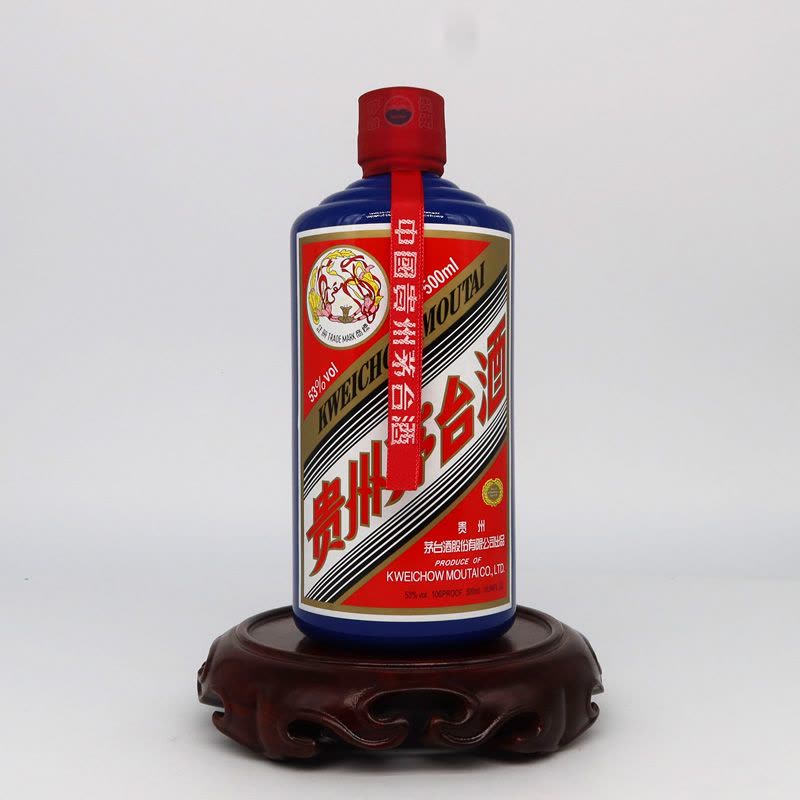 [鼎利鑫]贵州茅台酒 飞天茅台 53度 蓝茅 颜色茅台 七彩茅台 500ml*1瓶图片