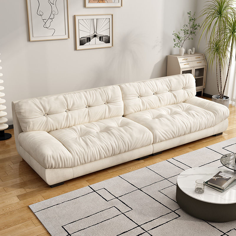 佐慕云朵沙发现代简约科技布沙发客厅小户型羽绒网红直排大三人位