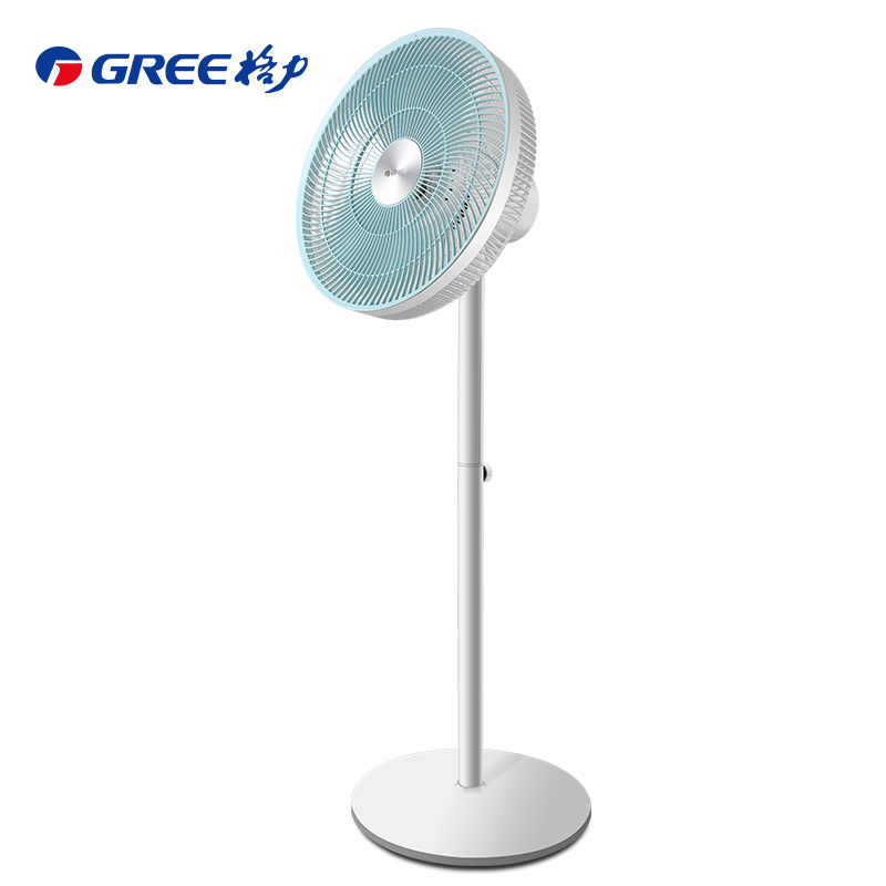 格力(gree)电风扇变频落地扇14寸7叶电风扇家用大风量遥控电扇15小时