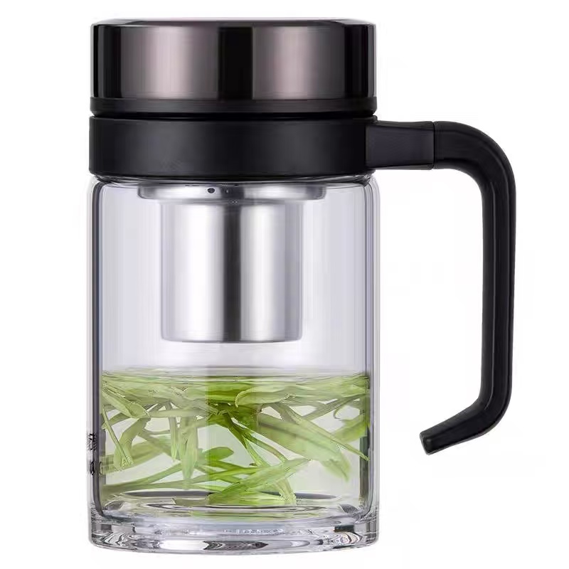 万象单层玻璃杯钛银色 --U219