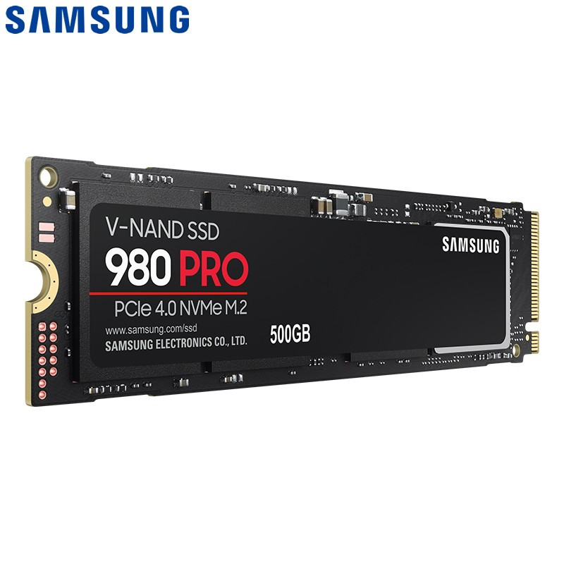 三星 SAMSUNG 500GB SSD固态硬盘 M.2接口(NVMe协议PCIe 4.0 x4) 980 PRO (MZ-V8P500BW)