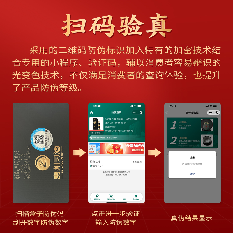 习酒经典珍藏 送礼礼盒 酱香型白酒 53度 500ml*6瓶整箱装 贵州习酒窖藏高清大图