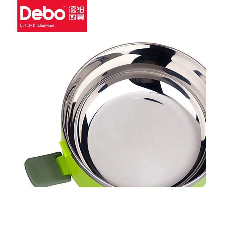 Debo 德铂沃格尔不锈钢保温饭盒2层多层学生密封餐盒1.4L高清大图