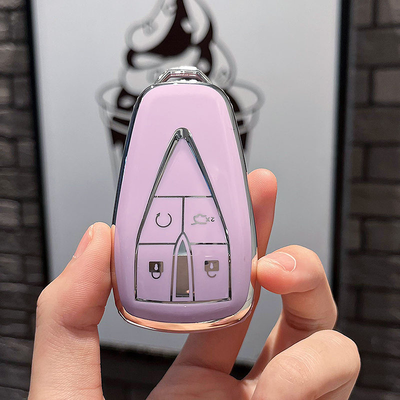 【补贴10%】长安汽车钥匙套cs75plus包cs55plus逸动cs35plus壳x5欧尚x7unit 长安H款-智能4键【单壳紫色】