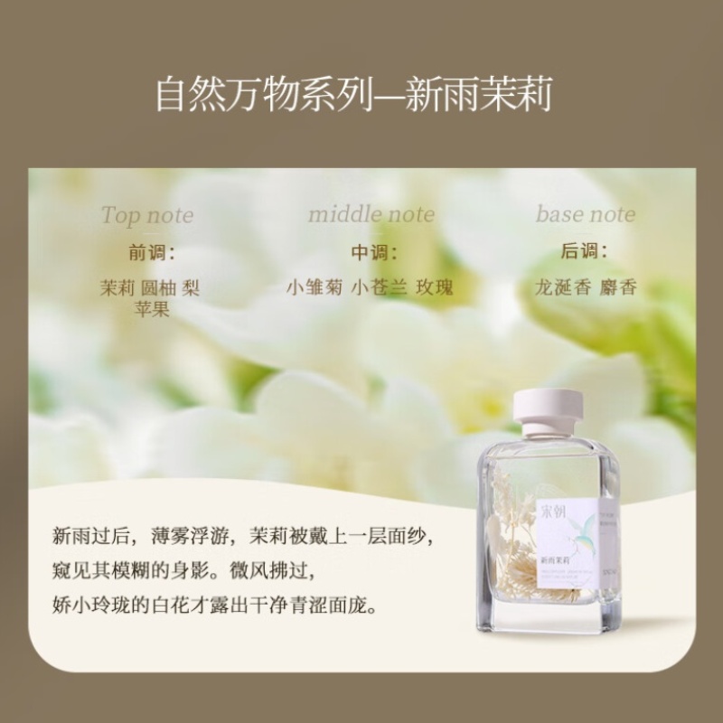 宋朝312-SC自然万物无火香薰系列-2新自然物语[新雨茉莉200ml]高清大图