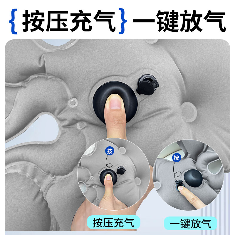 和正浮游护腰坐垫HZ-A7人体工学椅充气护腰久坐办公室腰靠垫透气 礼物送长辈 充气浮游腰靠垫高清大图
